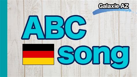 alphabet song deutsch.